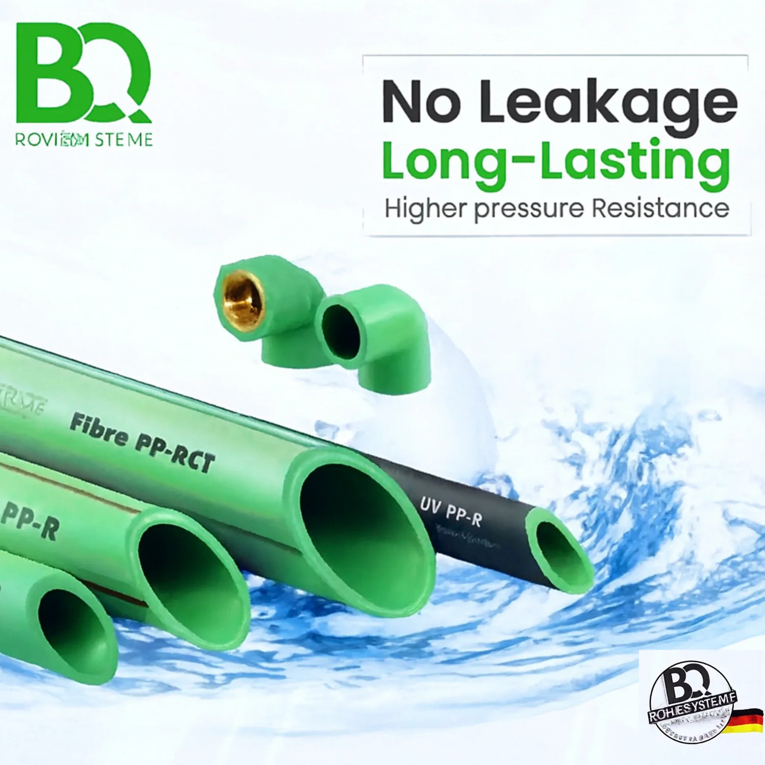 BQ Rohrsysteme – Pipe Systems & Fittings